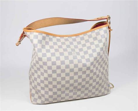 louis vuitton blue and white checkered bag|louis vuitton white monogram.